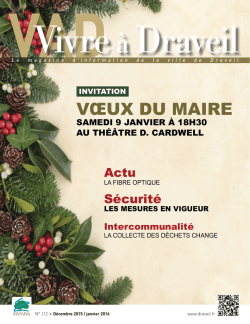 VŒUX DU MAIRE