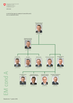Organigramme Etat-major de conduite de l`arm&eacute;e