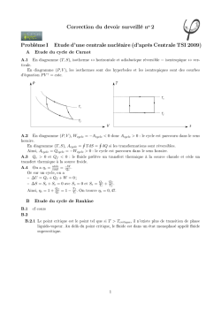 Corrig&eacute; du DS n&deg;2 - C.P.G.E. Brizeux