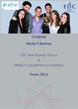 Consulter le CV Book Master E-Business