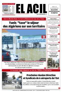 Tunis "taxe" le séjour des Algériens sur son territoire