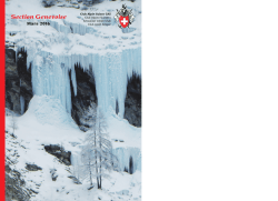 bulletin mars 2016 - Club alpin suisse de Gen&egrave;ve