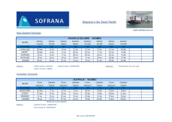 Shipping in the South Pacific