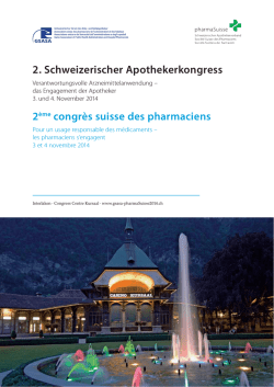 Programme définitif et abstract book du congrès