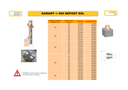 MANCHON DE RACCORDEMENT Prix 2014
