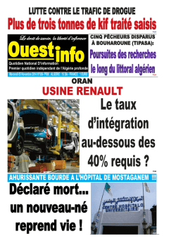 Mercredi 05 Novembre 2014 - Ouest-info