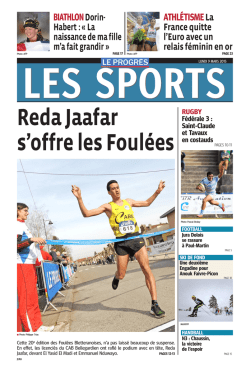 Reda Jaafar s`offre les Foul&eacute;es