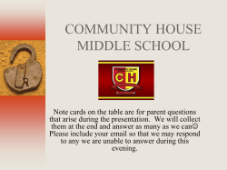 NORTHEAST MIDDLE SCHOOL
