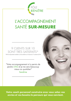 T&Eacute;L&Eacute;CHARGER la brochure P&ocirc;le Bien-&ecirc;tre