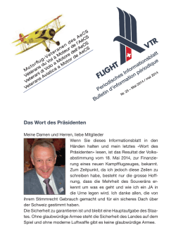 FLIGHT VTR - auf unserer Website