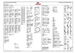 Profilés statique Élargisseurs / Couplages 2 PROFILÉS