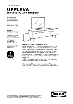 UPPLEVA solutions TV/audio int&eacute;gr&eacute;es