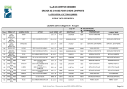 CLUB DU GRIFFON VENDEEN BREVET DE CHASSE POUR