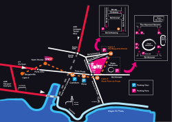 Plan des parkings - Foire internationale de Marseille