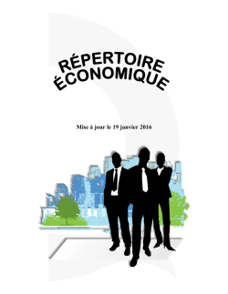 Mise &agrave; jour le 19 janvier 2016 - Lebel-sur