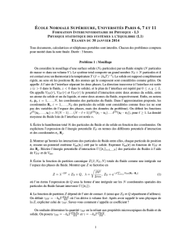 Examen de janvier 2014