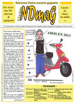 2 –Ados en 2013