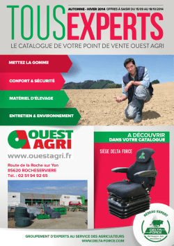 Experts - Ouest Agri