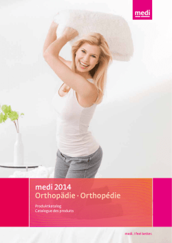 medi 2014 Orthop&auml;die . Orthop&eacute;die