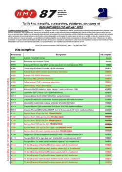 arifs AMF87 kits, transkits, accessoires, décalcomanies PDF": Click
