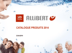 T&eacute;l&eacute;charger le catalogue