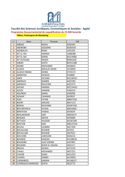 Facult&eacute; des Sciences Juridiques, Economiques et Sociales
