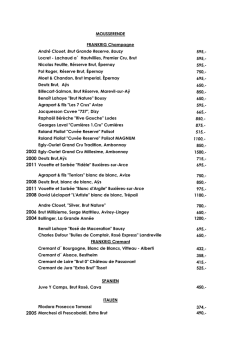 MOUSSERENDE FRANKRIG Champagne Andr&eacute; Clouet, Brut