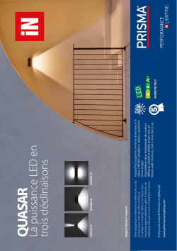 Q U A SA R - Performance in Lighting