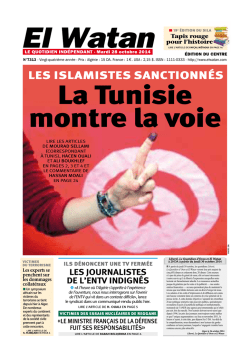 EL WATAN DU 28.10.2014