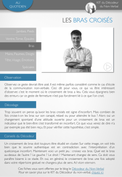 LES BRAS CROIS&Eacute;S - D&eacute;codeur du non