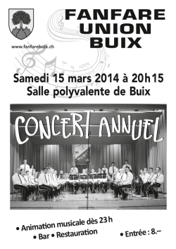 Programme - Fanfare Union