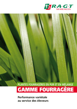 GAMME fourrAG&egrave;rE