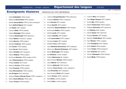 Département des langues (SGEL) - Université Paris 1 Panthéon
