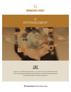 LE R&Eacute;F&Eacute;RENCEMENT - Brancher Sherbrooke