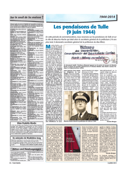 Les pendaisons de Tulle (9 juin 1944) - Les malgr&eacute;-nous