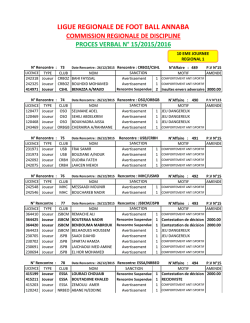 pv disciplinaire n&deg;15=seniors