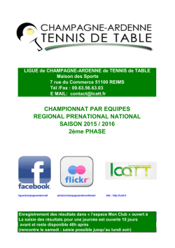 Annuaire cht Reg, PreNat et Nat 2015-2016 phase 2