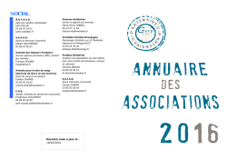 Annuaire des associations givrotines 2016