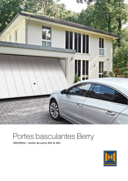 Portes basculantes Berry