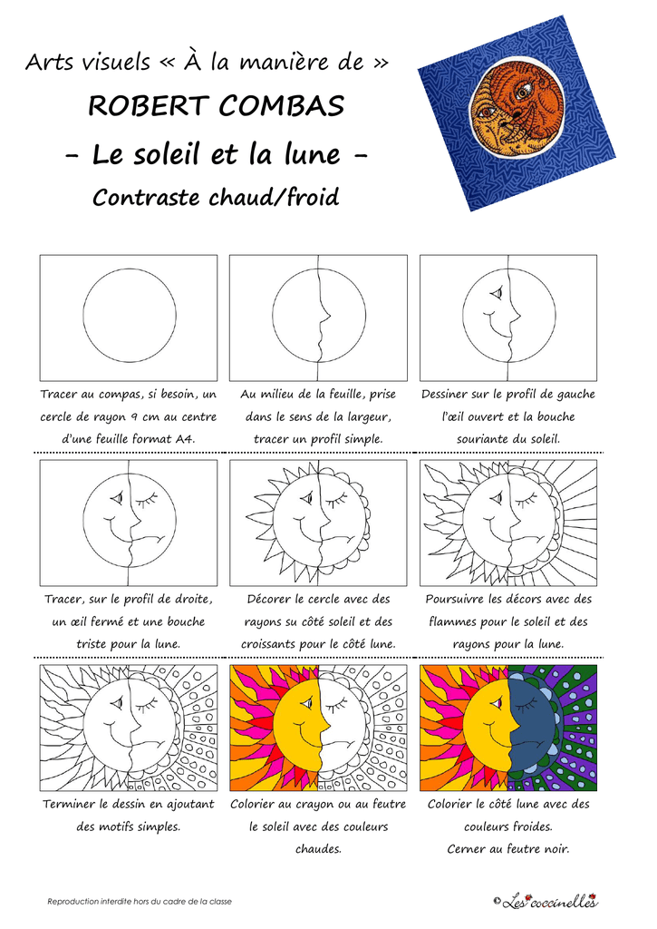 Robert Combas Le Soleil Et La Lune