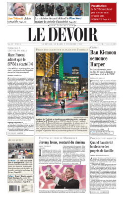 Ban Ki-moon semonce Harper - cdn