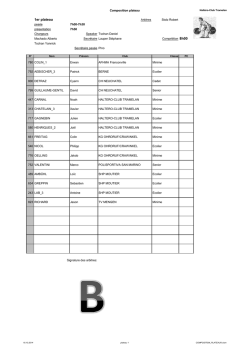 1er plateau - Haltero