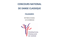 Palmares FFD 2014