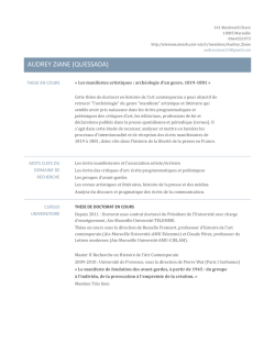 AUDREY ZIANE (QUESSADA)