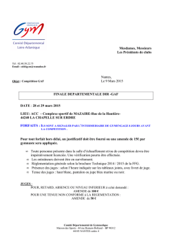 Organigramme ACC - ACC Gymnastique