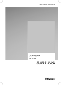 Installation instructions DE, AT, BE, CH, DK, EE, FI, FR, IT