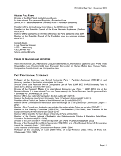 H&Eacute;L&Egrave;NE RUIZ FABRI Director of the Max Planck Institute