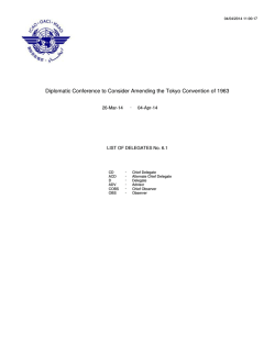 List of Delegates No. 6.1