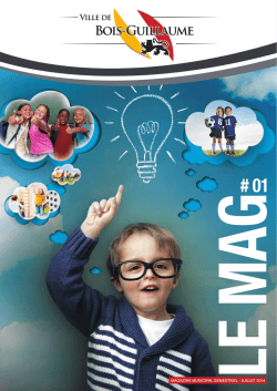 Le Mag - Juillet 2014 - Ville de Bois