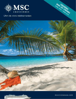 CROISI&Egrave;RES DANS LES CARA&Iuml;BES